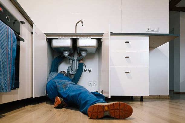Professional Drain Cleaning technician working in New Haven, MO